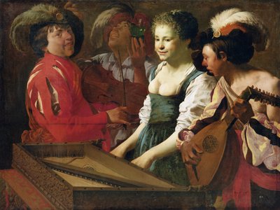 Concert, 1626 door Hendrick ter Brugghen